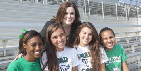 Arian Kelly with girls